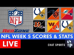 NFL Week 5 RedZone Live Streaming Scoreboard, Highlights, Scores, Stats, News & Analysis