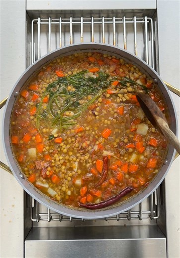 Delicious Lentil Soup Recipe: Sopa de Lentejas