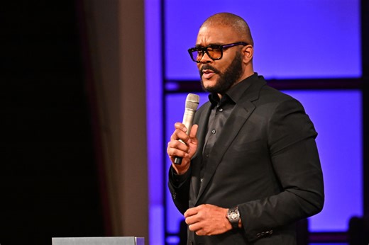Tyler Perry Calls Out the Music Industry in Emotional Speech at Angie Stone's Funeral
