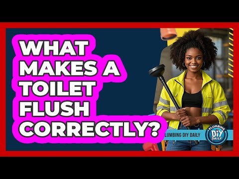 What Makes A Toilet Flush Correctly?