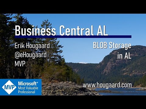 How to deal with Blob Storage in Business Central