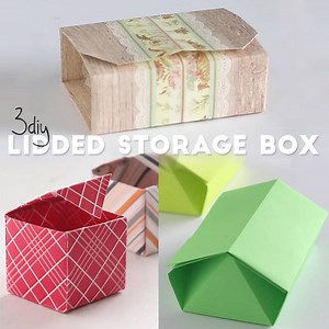 3 Easy Lidded Boxes Buy Supplies: Craft Paper A: https://goo.gl/7FbJry Craft Paper B: https://goo.gl/KpZdSt Craft Paper C: https://goo.gl/Wcqj19 Watch more: http://21frames.in/artalltheway Follow us on Instagram: https://www.instagram.com/ventunoart Subscribe Youtube: https://www.youtube.com/user/TheVentunoart | Art All The Way