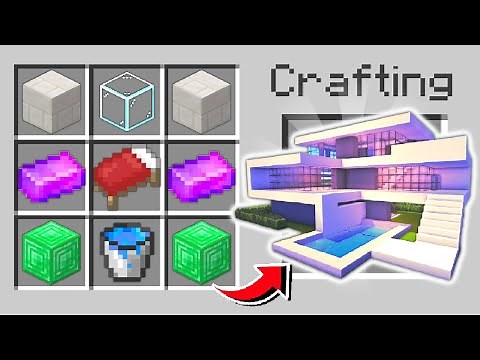 TAJNĚ Craftím DOMY v Minecraftu...