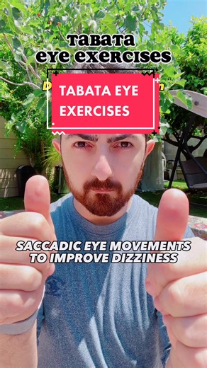 Tabata Eye Exercises - Train Saccadic Eye Movements (3 × 20) ... #tabata #tabataworkout #bva #binocularvisionmatters #adhd #eyetraining #visiontraining less R original sound - truekai_fitness