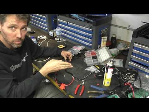 LED docking light installation