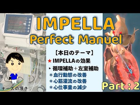 [What is the effect of Impella?] IMPELLA Part 2《Understanding circulatory support and left ventri...