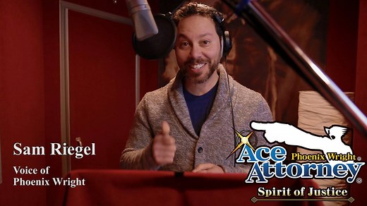 22K views · 1.2K reactions | Sam Riegel, the voice of Phoenix Wright, talks about sharp style, courtroom confidence, and what makes the perfect "OBJECTION!" Phoenix Wright: Ace Attorney - Spirit of Justice will be available September 8th, 2016, on the Nintendo 3DS eShop! | Ace Attorney | Facebook