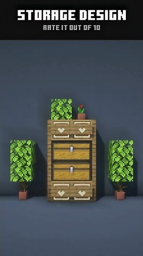 Cool Storage Design in Minecraft 🌸 #9