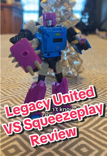 Transformers Legacy United VS Squeezeplay Review #transformers #review #toyreviews #g1transformers #headmaster