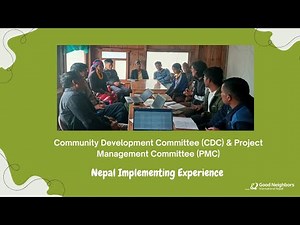 Community Development Committee and Project Management Committee: New Implementing Experience