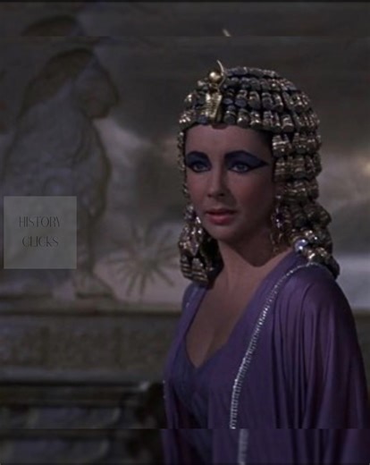 2K views · 180 reactions | Elizabeth Taylor’s Iconic Cleopatra Look — The 1960s Beauty That Changed Cinema ✨ . . . . #ElizabethTaylor #Cleopatra1963 #1960s #OldHollywood #ClassicCinema #FilmHistory #MakeupHistory #AlbertoDeRossi #JosephMankiewicz #VintageBeauty #HollywoodIcons #SixtiesStyle | History Clicks | Facebook