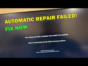 Fix “Your Device Ran Into a Problem and Couldn’t Be Repaired” | SrtTrail.txt Error