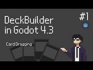 Deckbuilder Game Tutorial #1| Card dragging in Godot 4.3 under 5 minutes.