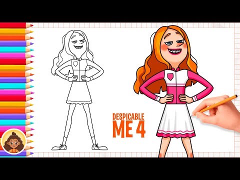 How to Draw Poppy Prescott | from Despicable Me 4
