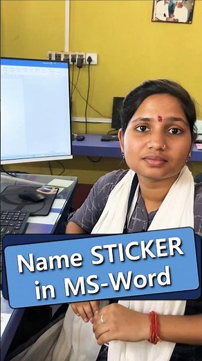 Making Name Stickers in MS-Word #shorts #msword #word #wordtricks #wordtutorial #words