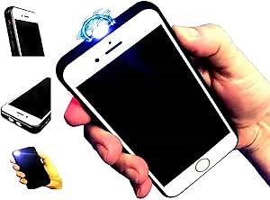 Smart Cell Phone Stun Gun - 14,000,000 Volts Function in LED Flashlight and Loud Alarm