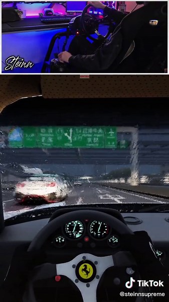 You Can't Find Better Rain! Likes Are Appreciated! #assettocorsa #assettocorsamods #racing #simracing #rain #gaming #night #highway #speeding