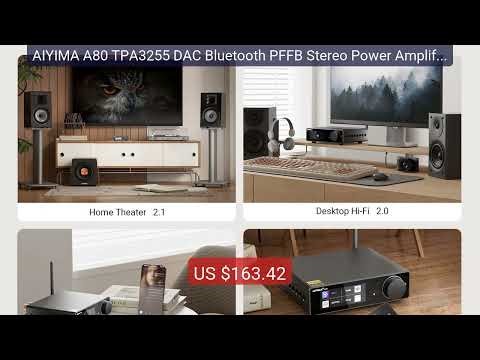 AIYIMA A80 TPA3255 DAC Bluetooth PFFB Stereo Power Amplifier 300Wx2... — Top Rated 2026 | Buy Now!