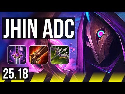 JHIN & Zyra vs CAITLYN & Lux (ADC) | Legendary | KR Master | 25.18
