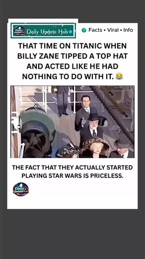 On the set of titanic, Billy Zane pulled This Hilarious Top Hat Prank 😂😂😛 #Titanic #BillyZane #TopHatPrank #MovieSet #BehindTheScenes