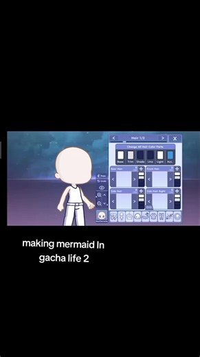 Creating Mermaid Characters in Gacha Life 2