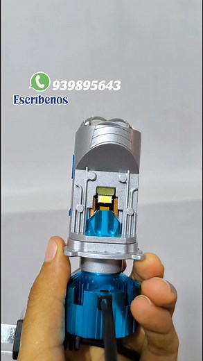 Foco Mini Lupa LED H4 ideal para tu moto o carro lleva la elegancia y la seguridad en iluminación. | LED import.