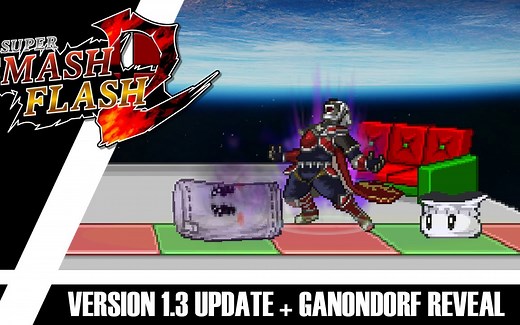 [SSF2 BETA v1.3]Super Smash Flash 2 V1.3 更新宣传片 盖侬多夫参战！