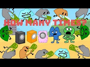 How Many Times Does Rocky Vomit In The Entirety Of BFDI??? (As Of TPOT 10)