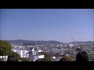 【姫路城】保存修理完成グランドオープン ブルーインパルス祝賀飛行 2015.3.26