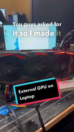 External GPU on Laptop: Testing with M.2 to PCIe Adapter