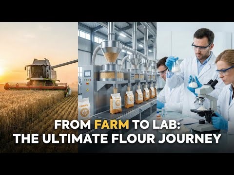 Inside a Modern Flour Mill! 🌾 Wheat Harvest to Packaging & Delivery