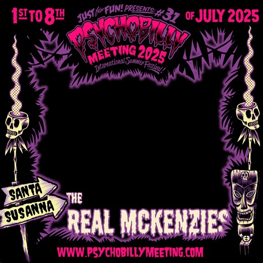 🎟️ Raise your pints and join The Real McKenzies’ Celtic punk riot at Psychobilly Meeting 2025! 🍺🔥🏴 👉 Get your tickets now at: www.psychobillymeeting.com 🎶🔥 | Psychobilly Meeting Santa Susanna