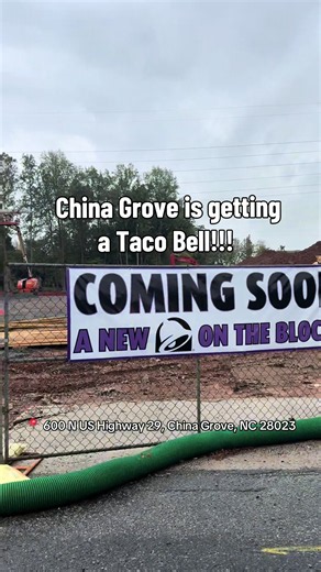 Taco Bell coming to China Grove NC — 600 N US-29 (New Restaurant)