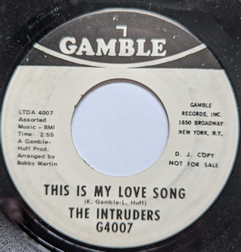 The Intruders - This Is My Love Song