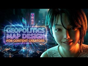 Geopolitics Map Design for Content Creators