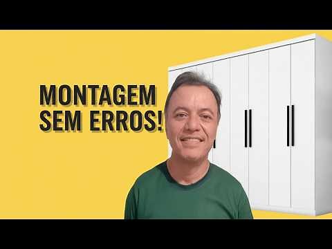 Como Montar Guarda-Roupa 8 Portas e 4 Gavetas: Guia Completo Passo a Passo