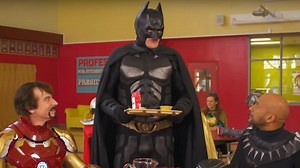 BATMAN Asks to Sit at the Marvel Table on CONAN