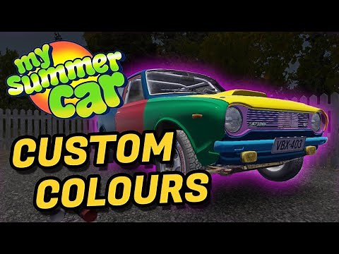How to Paint Your Satsuma Custom Colors in My Summer Car!