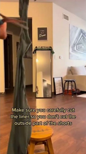How to Cut the Inside Liner of your Running Shorts?