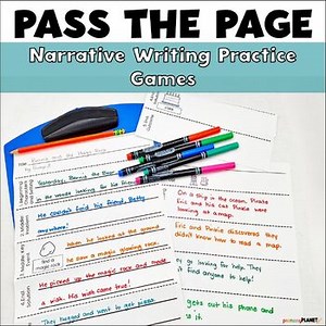 Narrative Writing Game - Story Writing Prompts, Graphic Organizers & Writing Pa