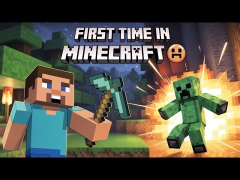 I Tried Minecraft for the First Time 😱 | Noob Learns Everything!