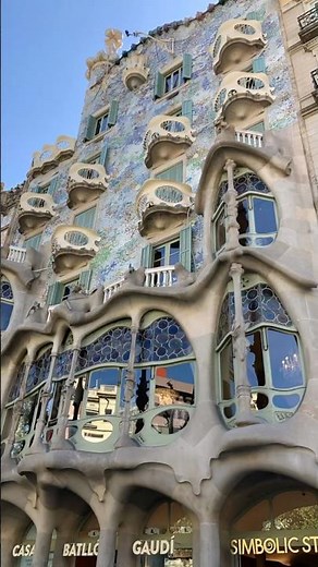🏠Casa Batlló Historical Landmark in Barcelona, Spain 🇪🇸#travel #trending #ytshorts #fyp #shorts