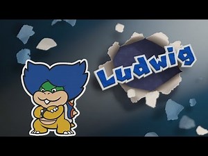 Paper Mario: Color Splash (Wii U) - 100% Walkthrough Part 17 - Fort Cobalt / Ludwig Boss Fight