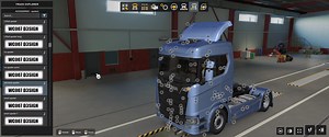 ,*[spoilers tuning part] Scania NG old style cab spoiler