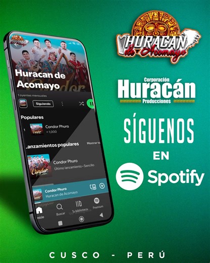FAMILIA YA ESTÁ DISPONIBLE EN ESPOTIFY ESCÚCHALO AQUÍ https://open.spotify.com/intl-es/track/0kbuul9vbILS84oM0o6202 Huracan De Acomayo Huracan Producciónes | Huracan Producciónes | Facebook