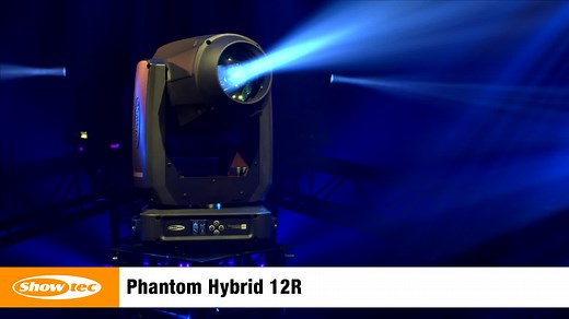 After closely observing the market and talking to professionals in the field, we are proud to present to you our latest Phantom series lighting fixture additions: the Phantom 12R Hybrid and the Phantom 250 Spot. https://smarturl.it/Showtec-Phantom-12R The Showtec Phantom 12R Hybrid is a bright and versatile 300-watt hybrid moving head for a seamless transition from Beam to Spot to Wash. Its wide motorised zoom (2.2° - 48.8°), focus and frost, allow you to create stunning and versatile effects, f