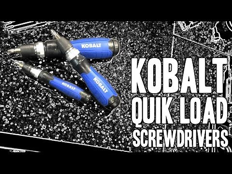 Kobalt QL3 Quik Load Screwdrivers