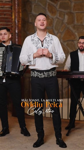 Om ca tine rar găsești și ți-e drag să chefuiesti 🍷🎶 Măi Ioane, la mulți ani! 🎉 | Ovidiu Peica