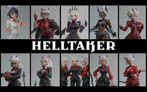 【Helltaker】国外大神将《Helltaker》中的角色手办化 转载