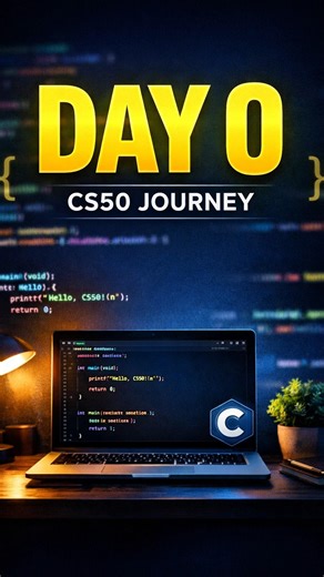 Day 0 | CS50 Journey #shorts